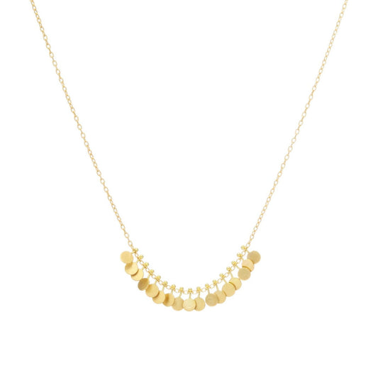 Sia Taylor 18K Mini Dots Arc Necklace-Sia Taylor-Thistle Hill