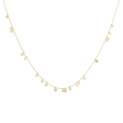 Sia Taylor Silver Simple Random Dots Necklace-Sia Taylor-Thistle Hill