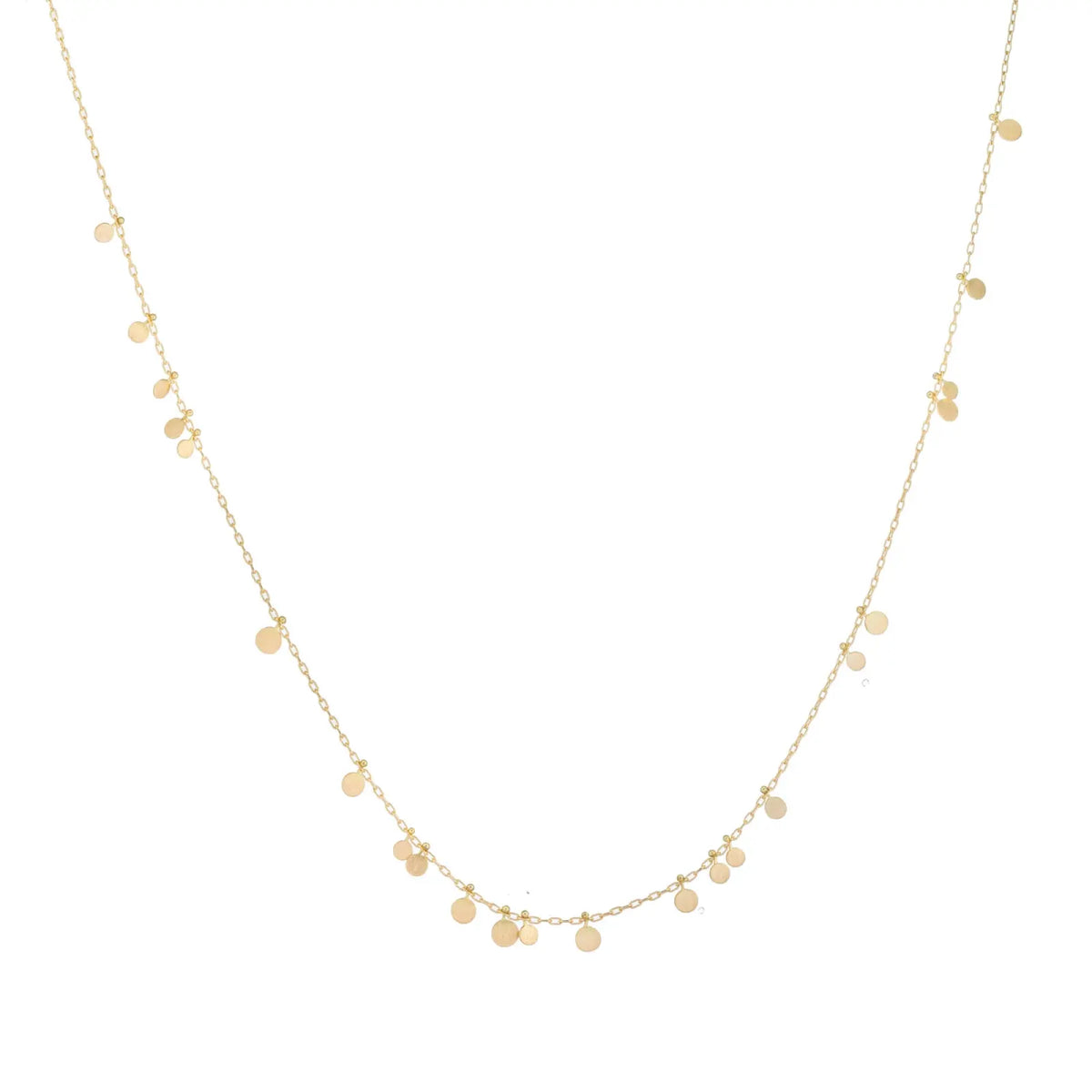 Sia Taylor 18k Long Simple Random Dots Necklace