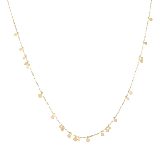Sia Taylor 18k Long Simple Random Dots Necklace-Sia Taylor-Thistle Hill