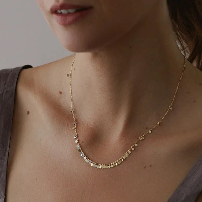 Sia Taylor Cool Dispersing Dot Arc Necklace-Sia Taylor-Thistle Hill