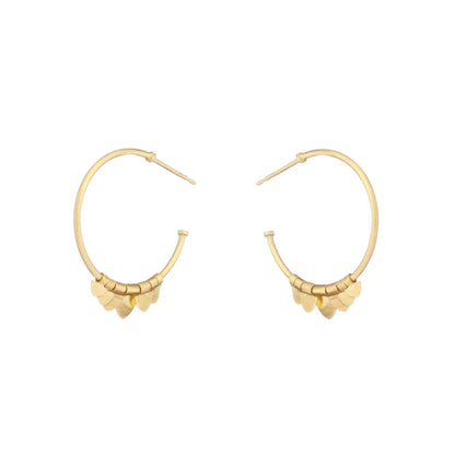 Sia Taylor 18k Small Golden Flutter Hoops-Sia Taylor-Thistle Hill