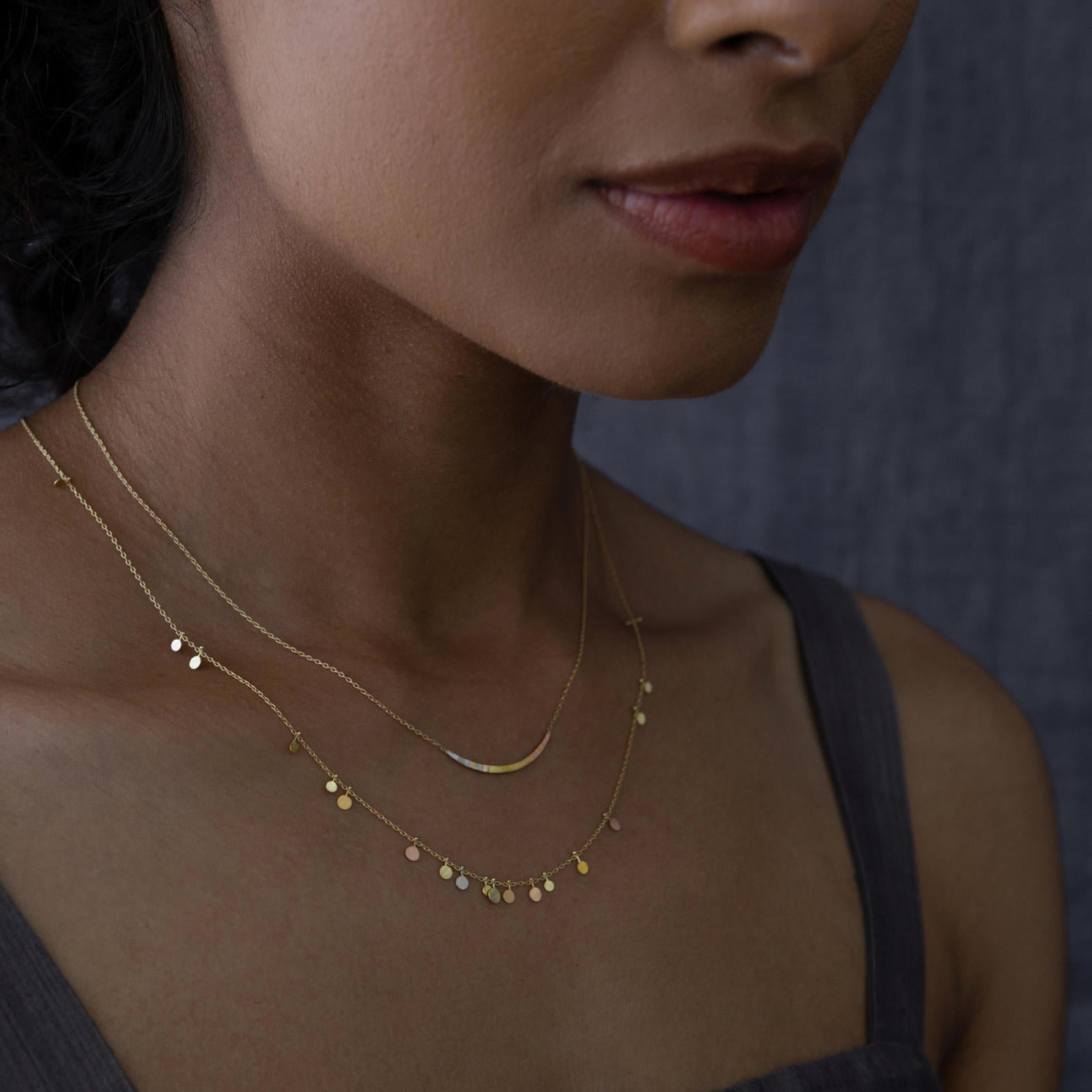 Sia Taylor Rainbow Arc Necklace-Sia Taylor-Thistle Hill