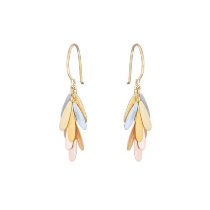 Sia Taylor 18K Tiny Daisy Rainbow Earrings-Sia Taylor-Thistle Hill