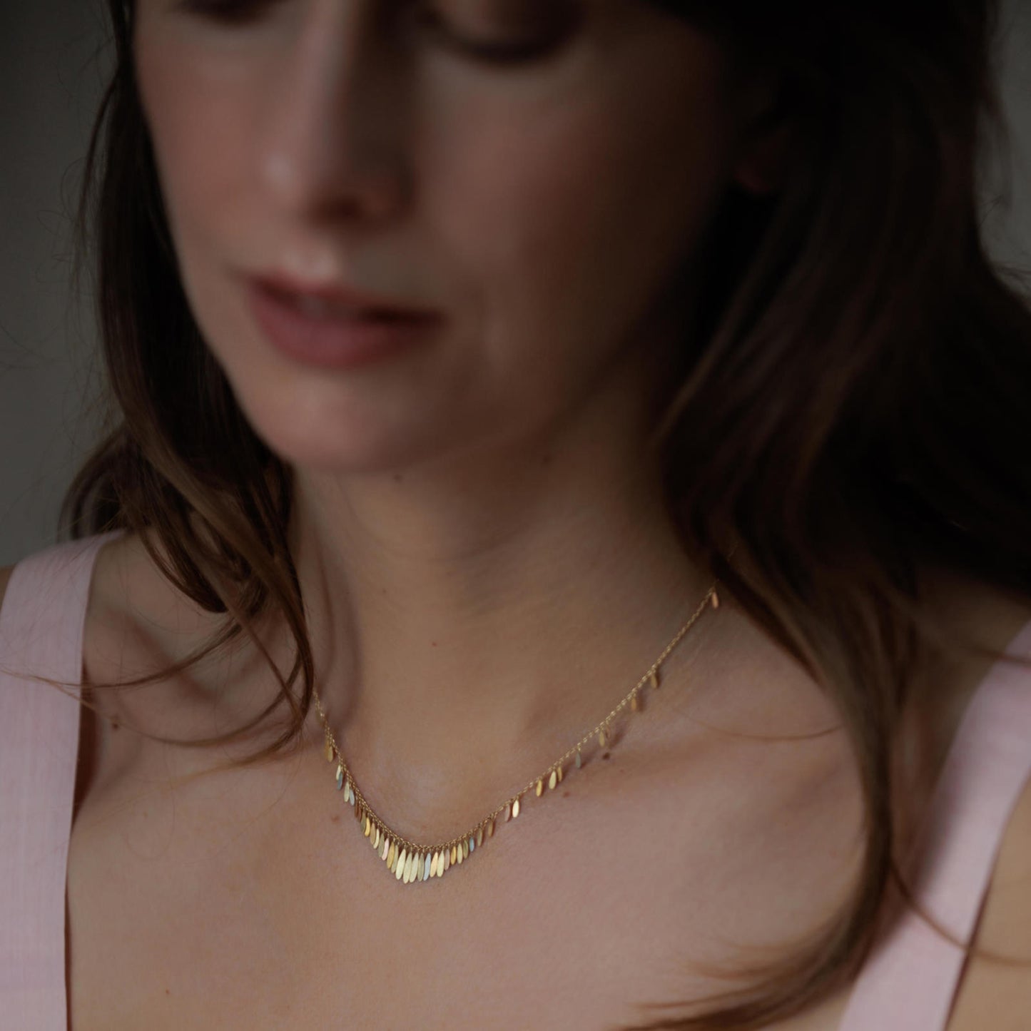 Sia Taylor Tiny Rainbow Daisy Necklace-Sia Taylor-Thistle Hill