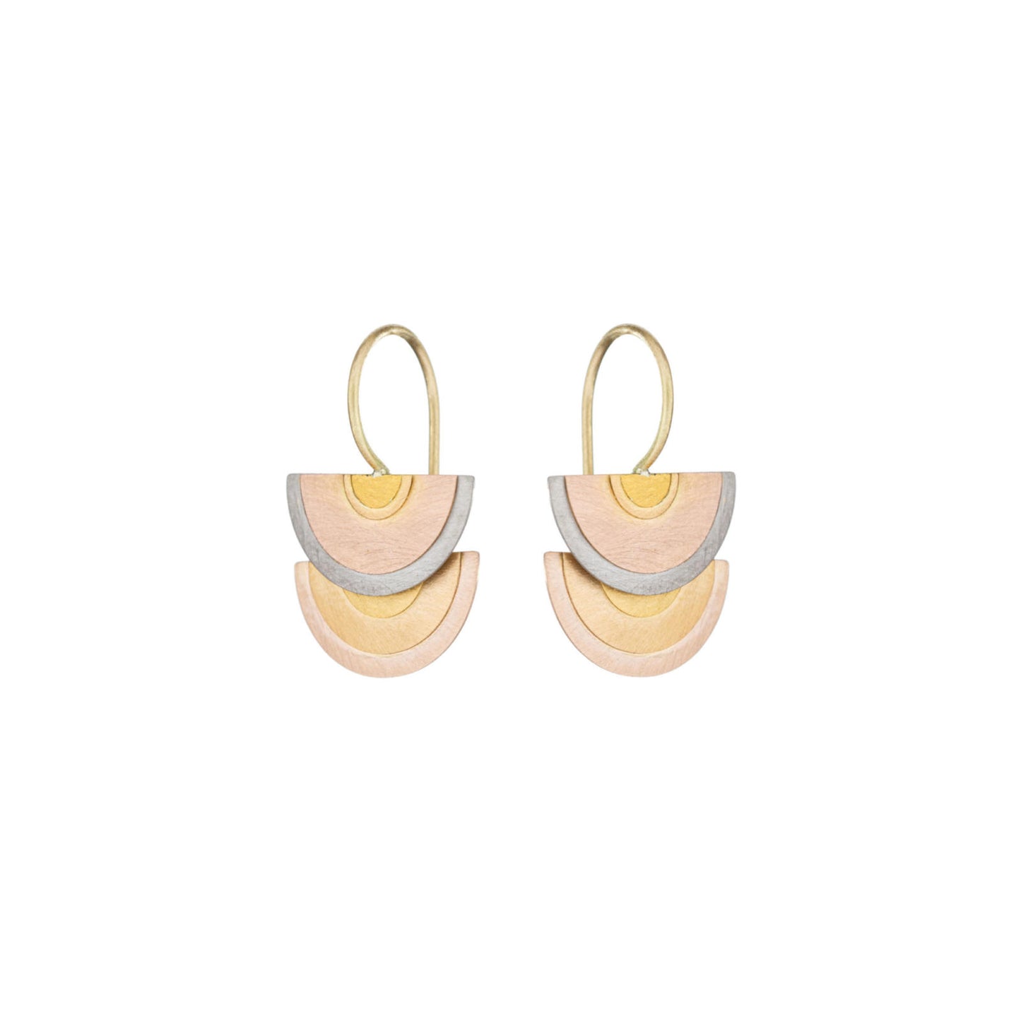 Sia Taylor 18K Rainbow Sun Halo Earrings-Sia Taylor-Thistle Hill