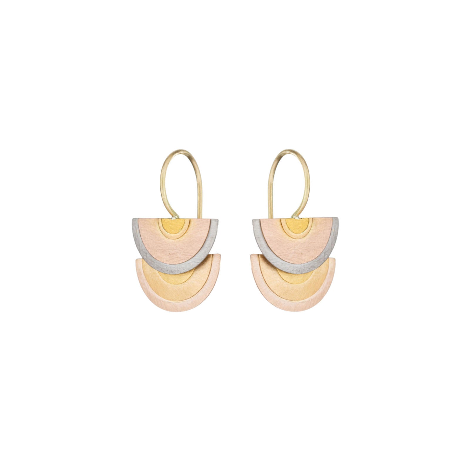 Sia Taylor 18K Rainbow Sun Halo Earrings-Sia Taylor-Thistle Hill