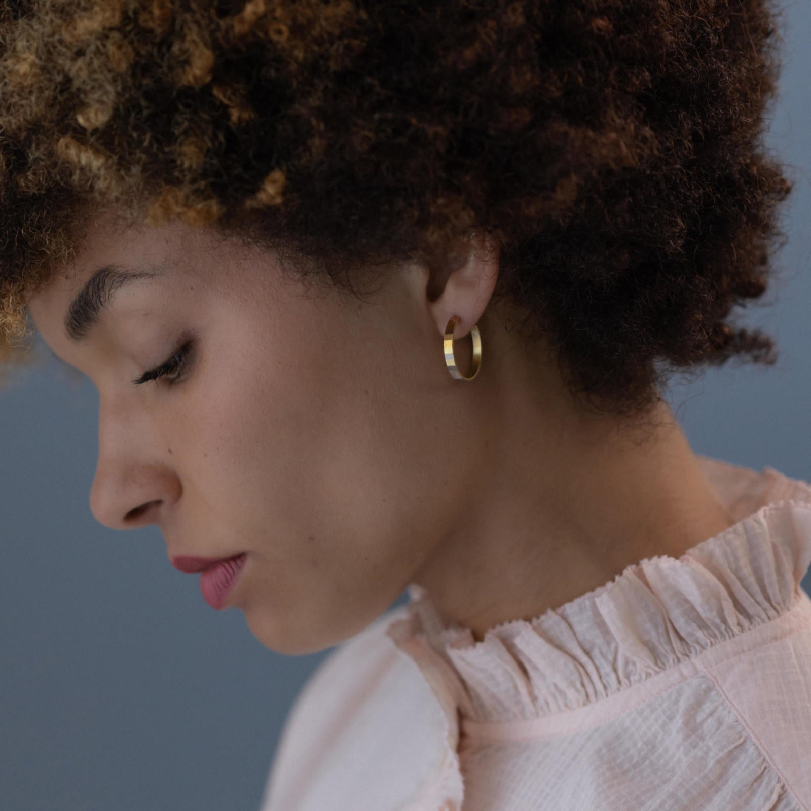 Sia Taylor 18K Rainbow Gold Dawn to Dusk Hoops-Sia Taylor-Thistle Hill