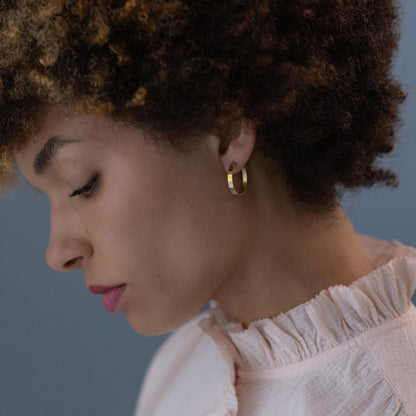 Sia Taylor 18K Rainbow Gold Dawn to Dusk Hoops-Sia Taylor-Thistle Hill