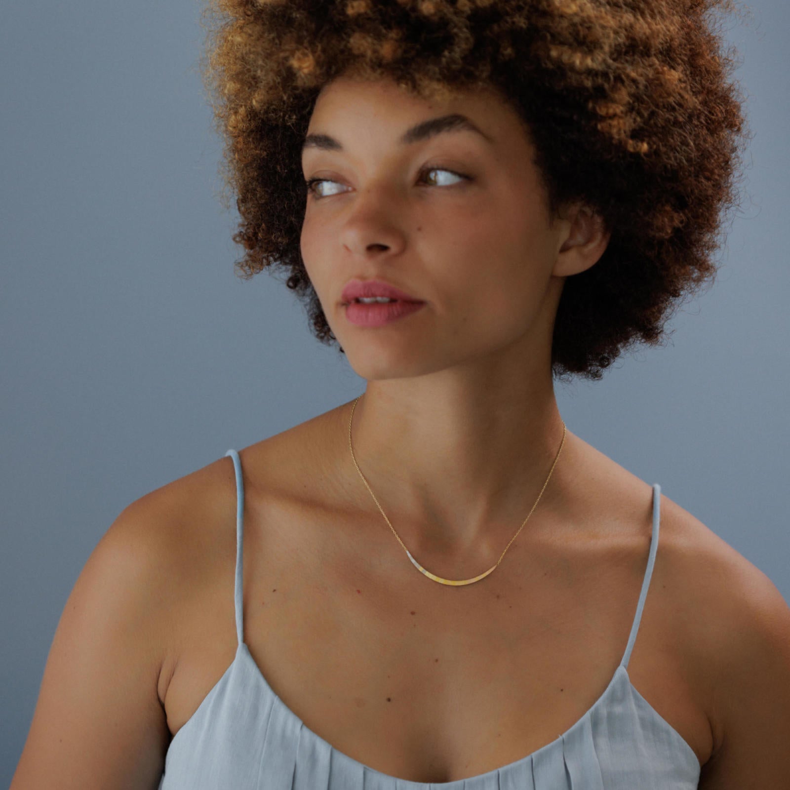 Sia Taylor Rainbow Crescent Necklace-Sia Taylor-Thistle Hill