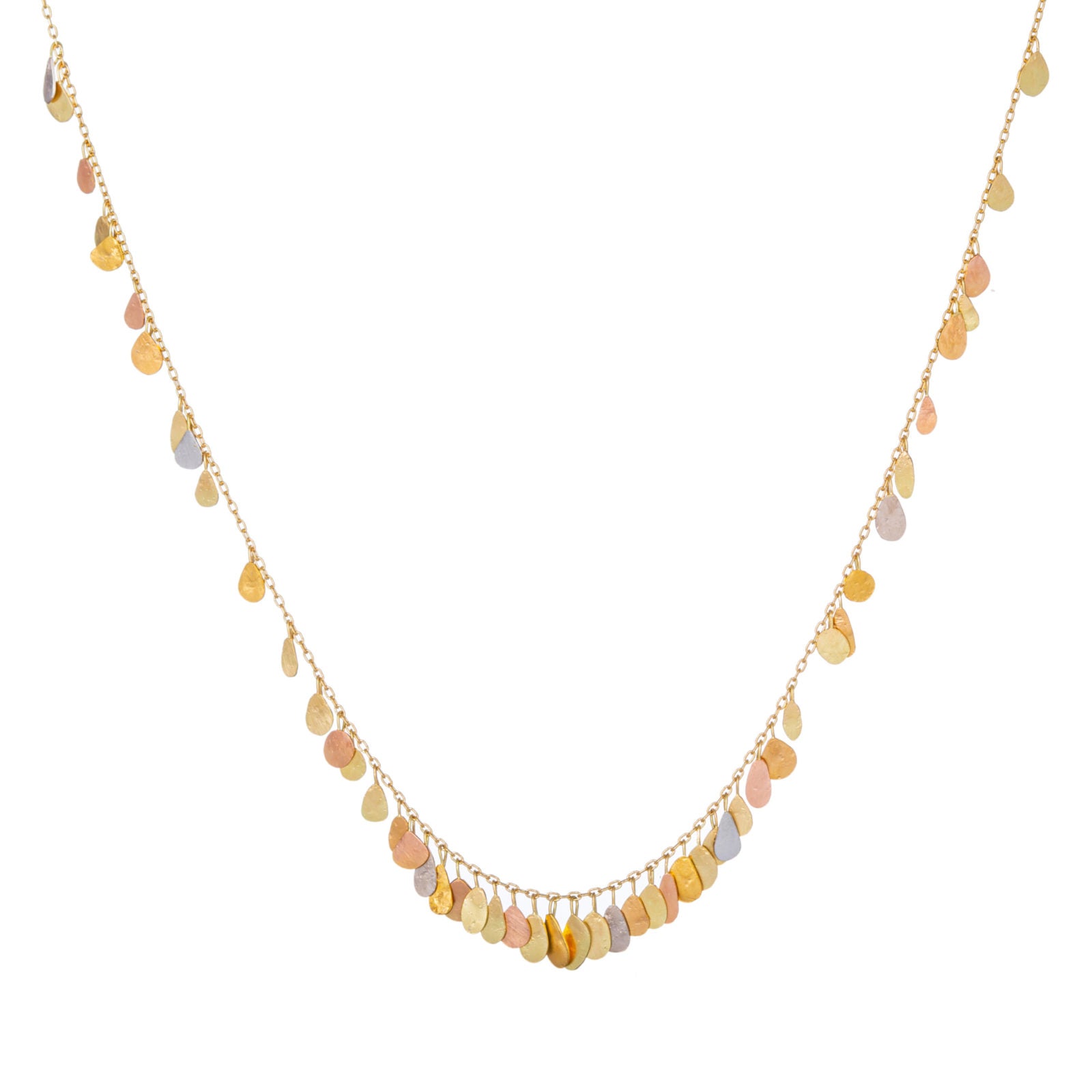 Sia Taylor 18K Raindrop Necklace 18"-Sia Taylor-Thistle Hill