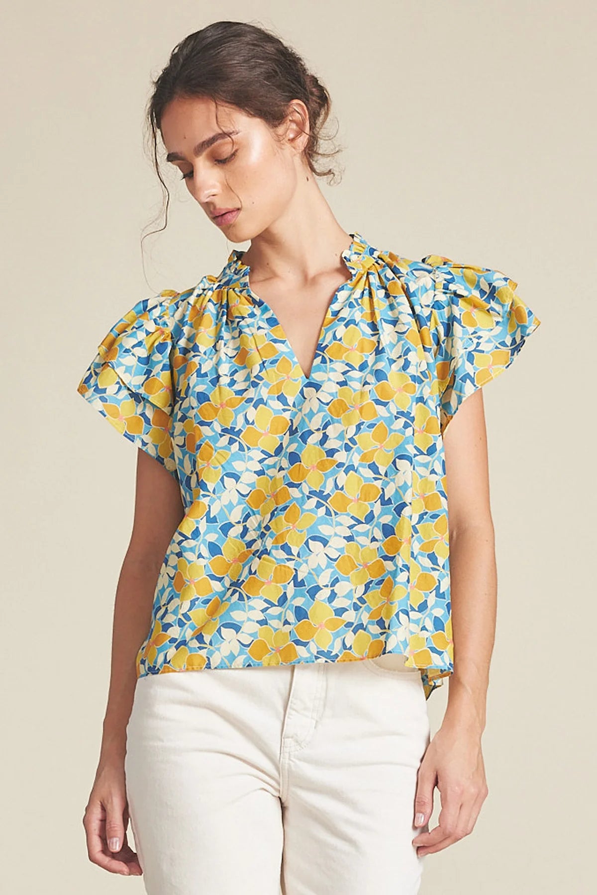 Trovata Clover Blouse Sunfade Garland-Trovata-Thistle Hill