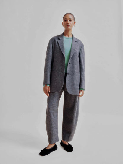 Sayaka Davis Two Button Blazer Gray-Sayaka Davis-Thistle Hill