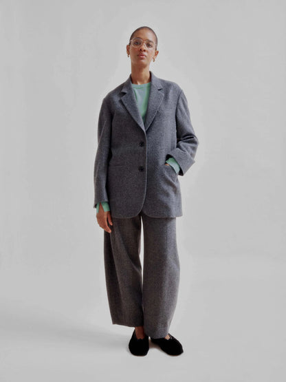 Sayaka Davis Two Button Blazer Gray-Sayaka Davis-Thistle Hill