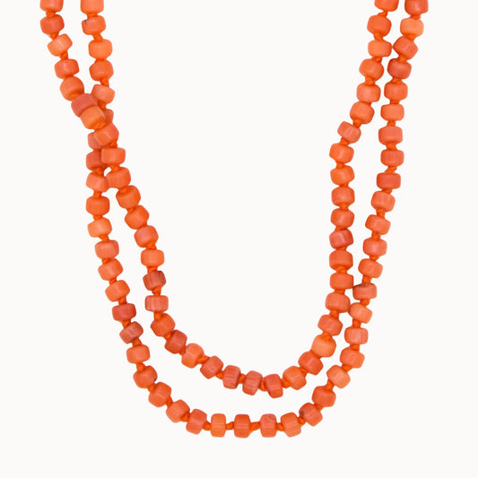 River Song Antique Italian Coral Necklace-River Song-Thistle Hill