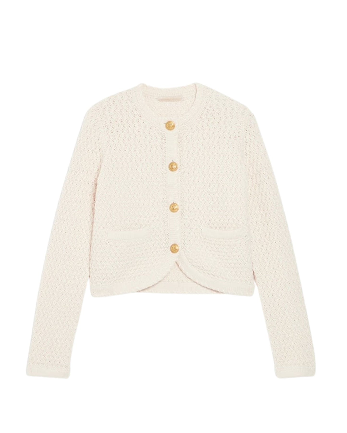 Vanessa Bruno Dorina Cardigan Ecru-Vanessa Bruno-Thistle Hill