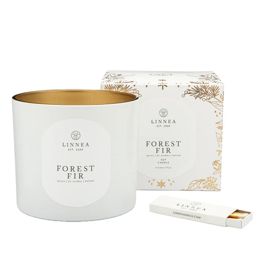 Linnea's Lights Forest Fir Grande 3-Wick Candle-Linnea's Lights-Thistle Hill