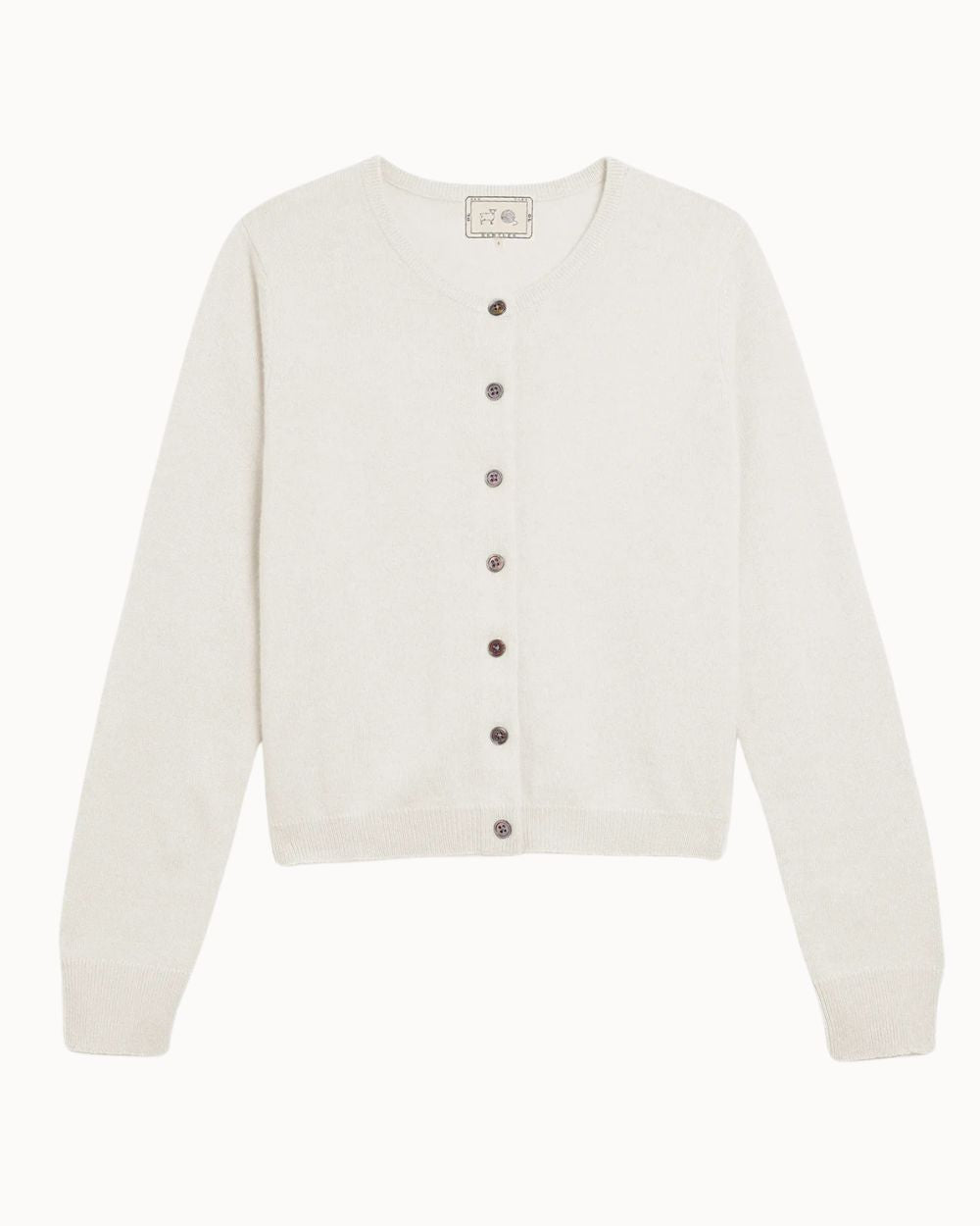 Demylee Aki Cotton Cardigan Off White-Demylee-Thistle Hill