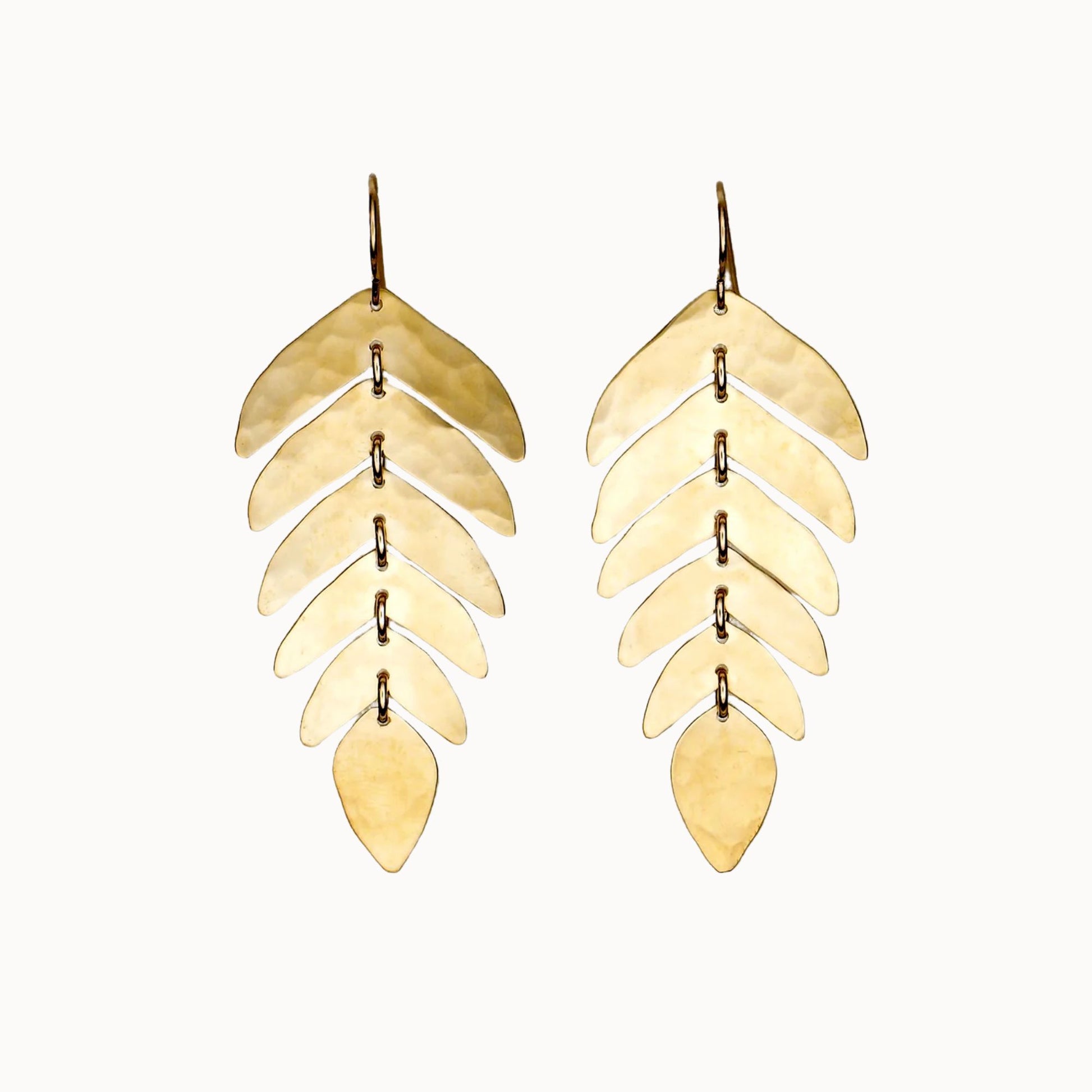 Carolyn Keys Jules Brass Earrings-Carolyn Keys-Thistle Hill