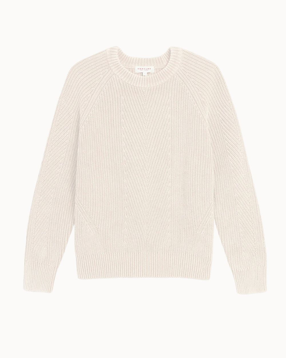 Demylee Chelsea Washed Cotton Sweater Off White-Demylee-Thistle Hill