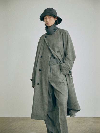 Nicholson & Nicholson Victor Woven Coat Black & White-Nicholson & Nicholson-Thistle Hill