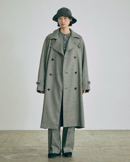 Nicholson & Nicholson Victor Woven Coat Black & White-Nicholson & Nicholson-Thistle Hill
