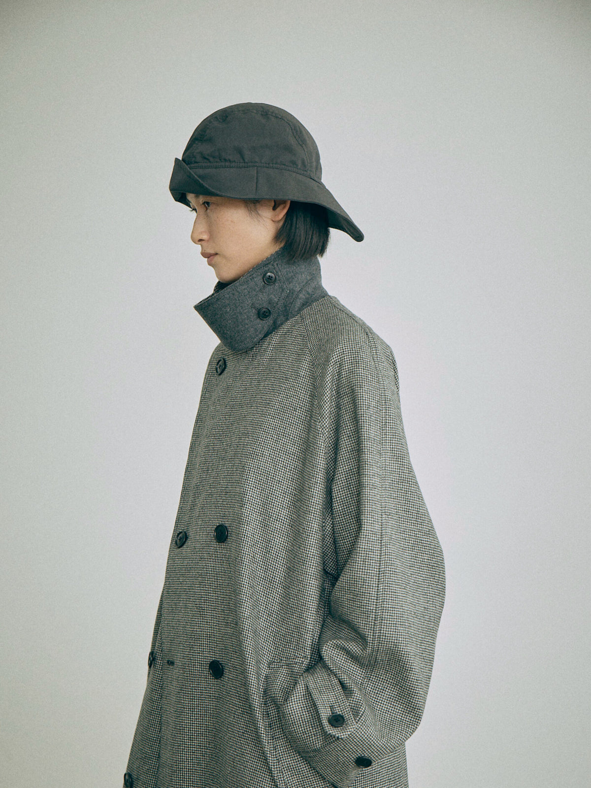 Nicholson & Nicholson Victor Woven Coat Black & White-Nicholson & Nicholson-Thistle Hill