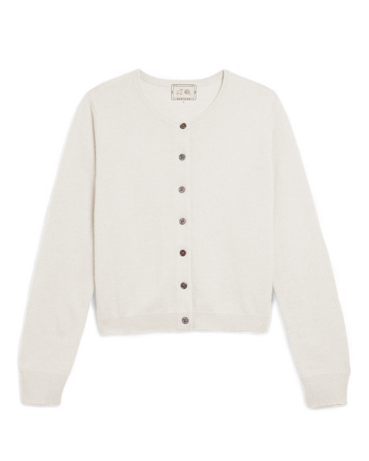 Demylee Ava Cashmere Cardigan Ivory-Demylee-Thistle Hill