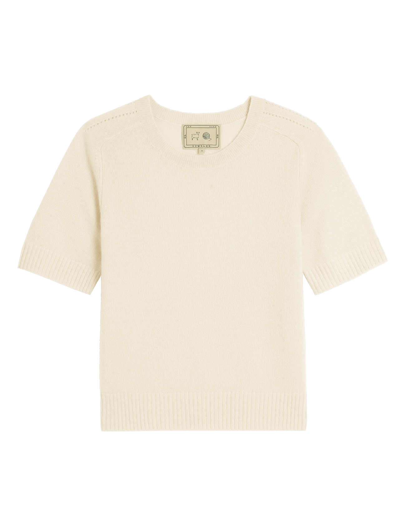 Demylee Kyla Cashmere Top Ivory-Demylee-Thistle Hill