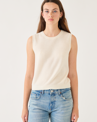 Demylee Lila Cashmere Top Ivory-Demylee-Thistle Hill