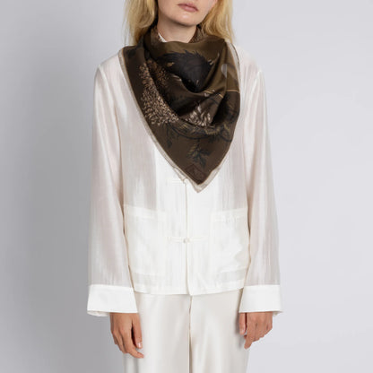 Sabina Savage Wind Dancer, Heaven Caller Silk Twill 90 Bronze & Umber-Sabina Savage-Thistle Hill