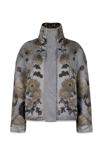 Sabina Savage Wind Dancer, Heaven Caller Quilted Silk Reversible Jacket Bronze & Umber-Sabina Savage-Thistle Hill