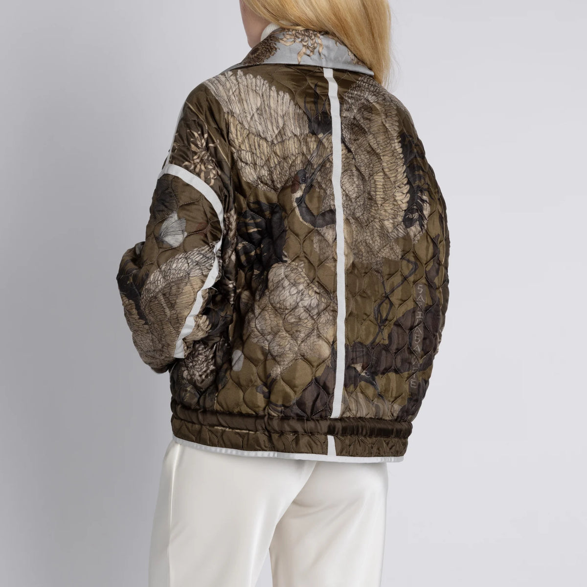 Sabina Savage Wind Dancer, Heaven Caller Quilted Silk Reversible Jacket Bronze & Umber-Sabina Savage-Thistle Hill