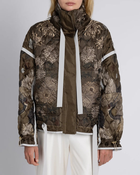 Sabina Savage Wind Dancer, Heaven Caller Quilted Silk Reversible Jacket Bronze & Umber-Sabina Savage-Thistle Hill