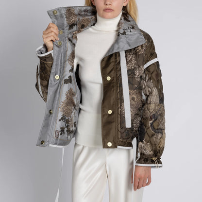 Sabina Savage Wind Dancer, Heaven Caller Quilted Silk Reversible Jacket Bronze & Umber-Sabina Savage-Thistle Hill