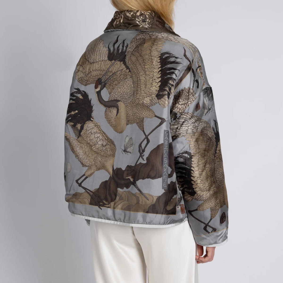 Sabina Savage Wind Dancer, Heaven Caller Quilted Silk Reversible Jacket Bronze & Umber-Sabina Savage-Thistle Hill