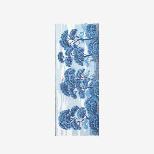 Inoui Editions Scarf 70 Ambroise Duck Blue-Inoui Editions-Thistle Hill