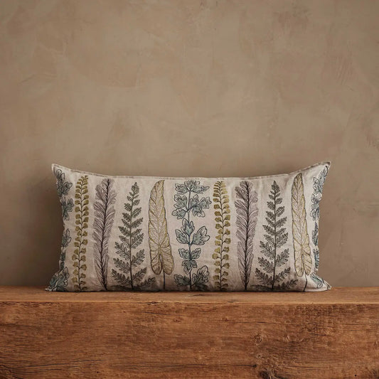 Coral & Tusk Plants Lumbar Pillow-Coral & Tusk-Thistle Hill