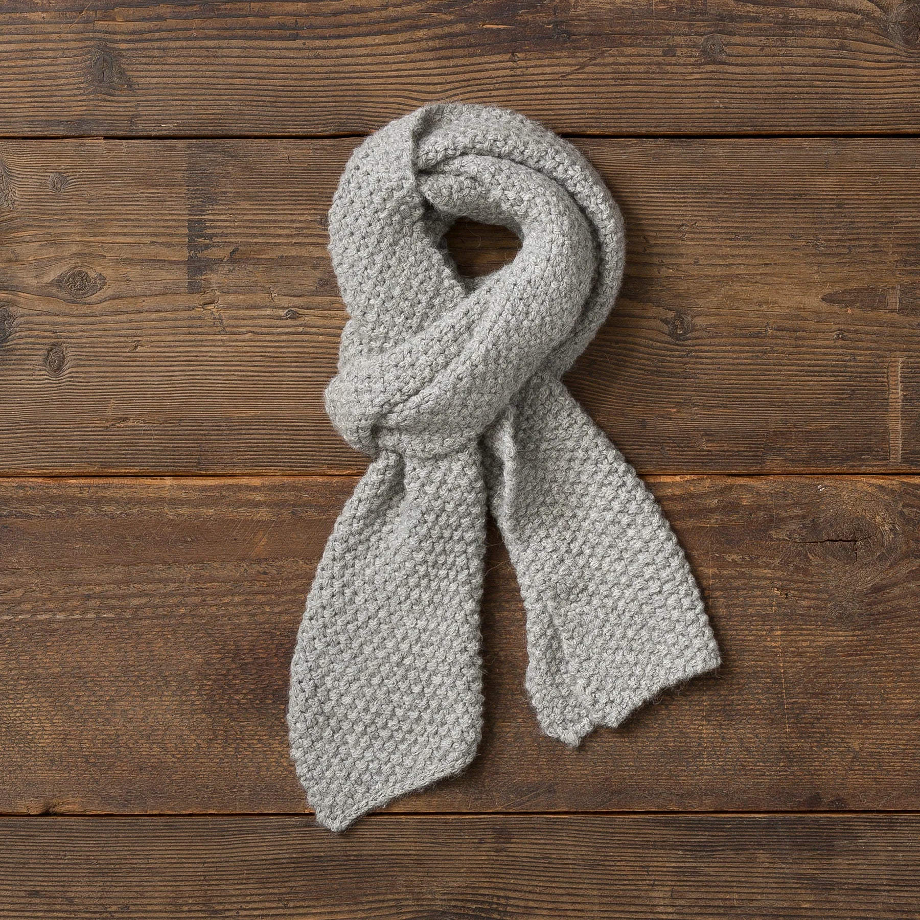 Alicia Adams Alpaca Whistler Scarf Light Grey-Alicia Adams Alpaca-Thistle Hill