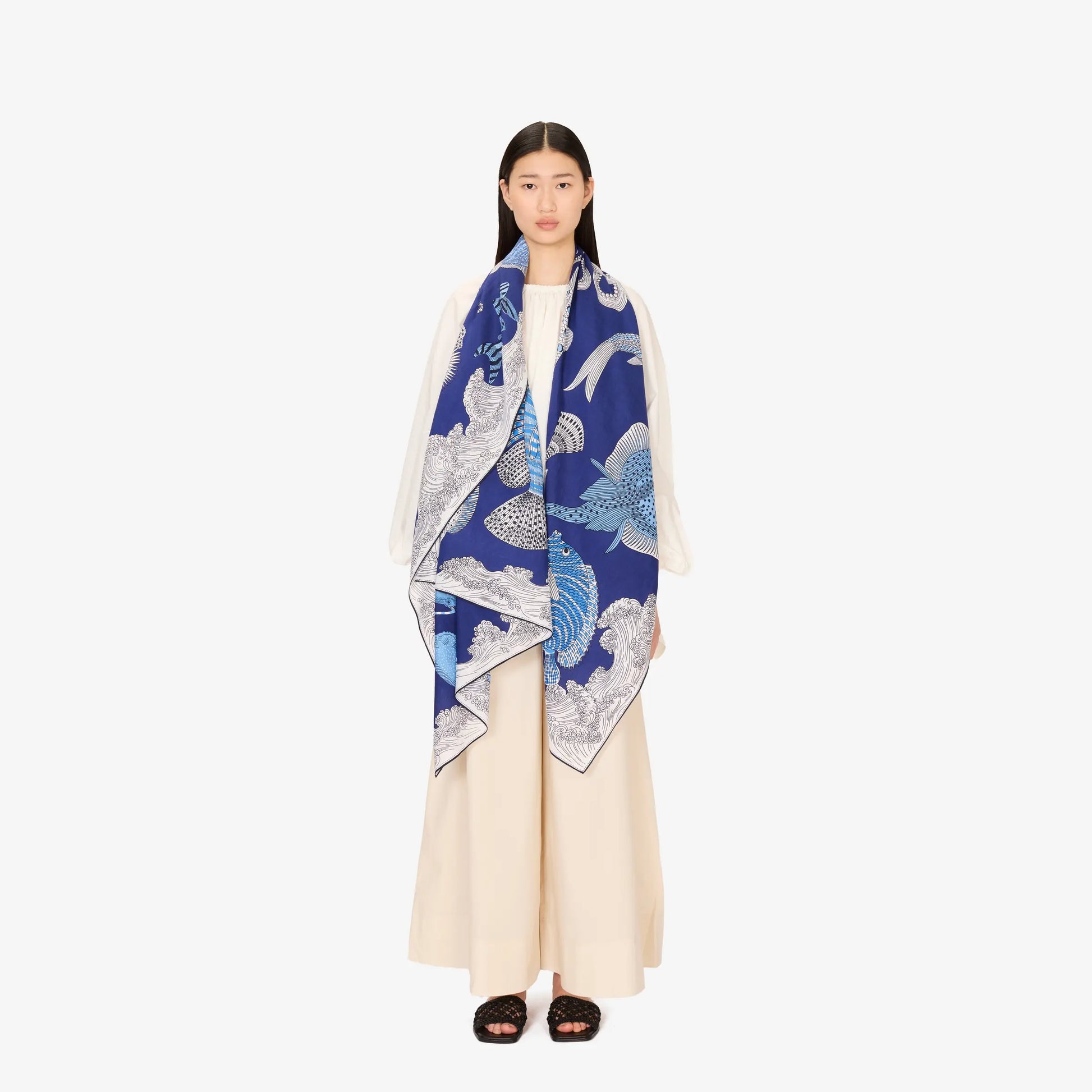 Inoui Editions Scarf 100 Poseidon Blue-Inoui Editions-Thistle Hill