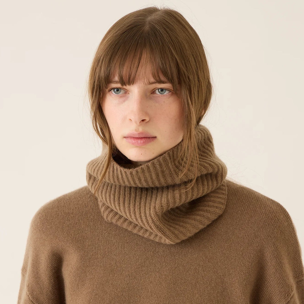 Demylee Aspen Cashmere Muffler Hazelnut-Demylee-Thistle Hill
