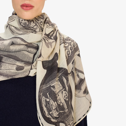 Inoui Editions Scarf 80 Archives White-Inoui Editions-Thistle Hill