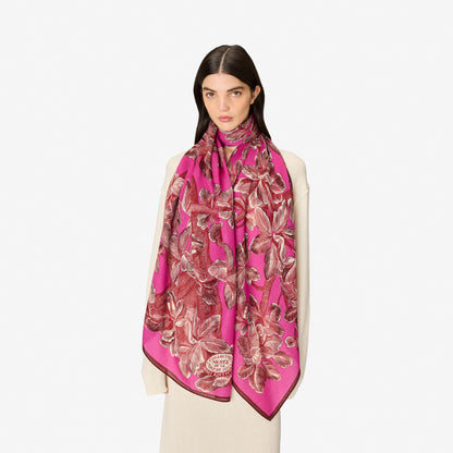 Inoui Editions Scarf 100 Arboris Fuchsia-Inoui Editions-Thistle Hill