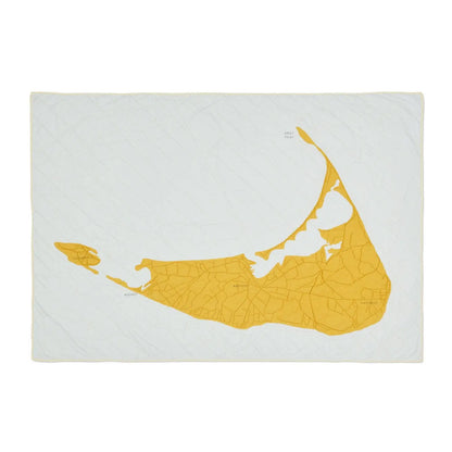Nantucket Quilt Pale Blue & Gold-Haptic Lab-Thistle Hill