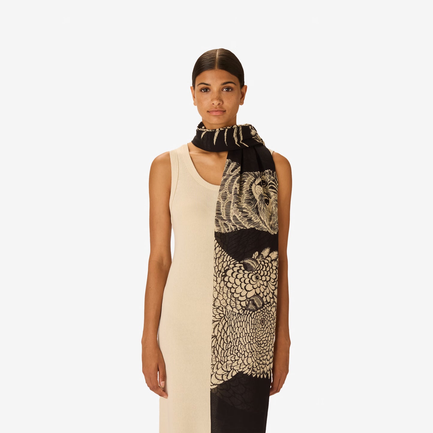 Inoui Editions Scarf 100 Caracat Black-Inoui Editions-Thistle Hill