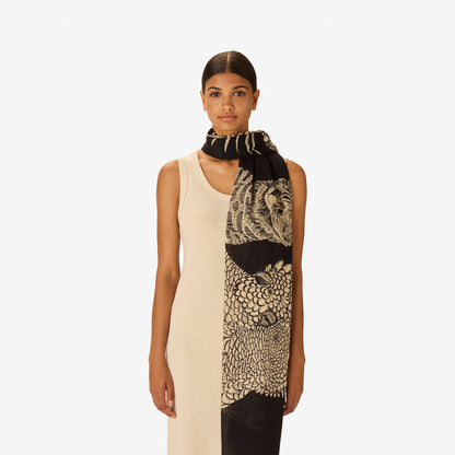 Inoui Editions Scarf 100 Caracat Black-Inoui Editions-Thistle Hill