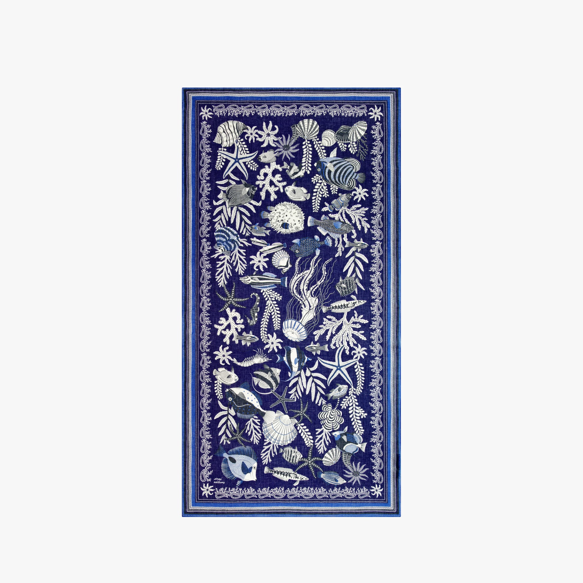 Inoui Editions Scarf 100 Neptune Navy-Inoui Editions-Thistle Hill