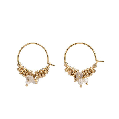 5 Octobre Sveta White Earrings-5 Octobre-Thistle Hill
