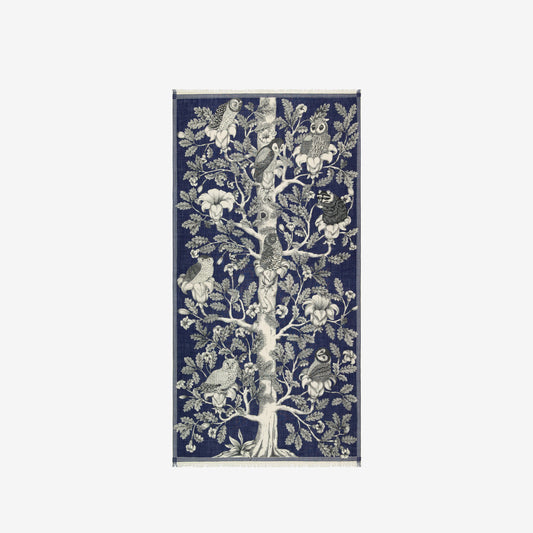 Inoui Editions Scarf 100 Archimede Navy Scarf-Inoui Editions-Thistle Hill