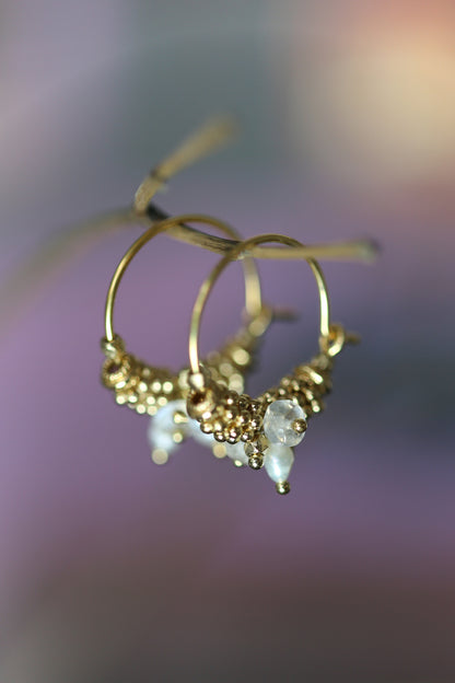 5 Octobre Sveta White Earrings-5 Octobre-Thistle Hill
